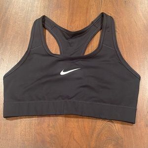 Black Nike sports bra